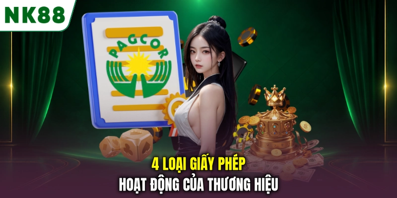 4 loại giấy phép hoạt động của thương hiệu